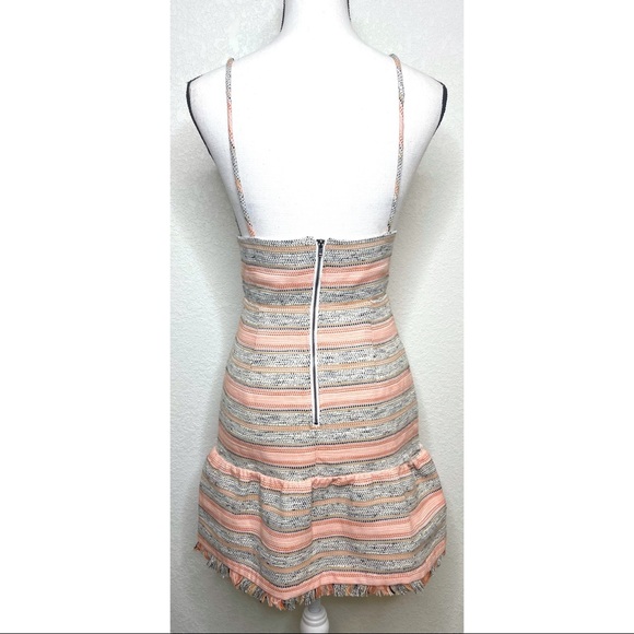 Lovers + Friends pink blue tweed dress size small - Picture 2 of 9